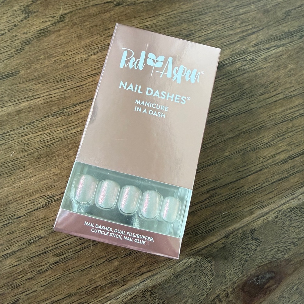 Red Aspen Pink Press-On Nails Satin Glow, Diane
